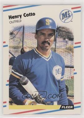 1988 Fleer Update - [Base] - Glossy #U-58 - Henry Cotto