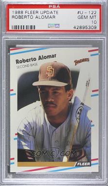 1988 Fleer Update - [Base] #U-122 - Roberto Alomar [PSA 10 GEM MT]