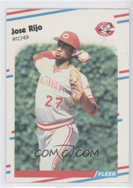 1988 Fleer Update - [Base] #U-86 - Jose Rijo