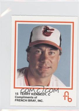 1988 French/Bray Baltimore Orioles - [Base] #15 - Terry Kennedy