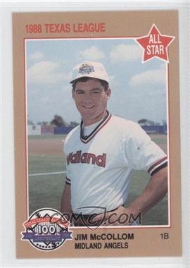 1988 Grand Slam Texas League All-Stars - [Base] #27 - Jim McCollom