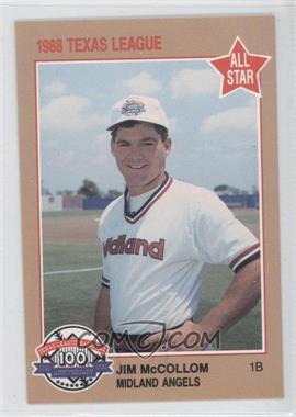 1988 Grand Slam Texas League All-Stars - [Base] #27 - Jim McCollom