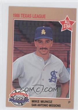 1988 Grand Slam Texas League All-Stars - [Base] #30 - Mike Munoz