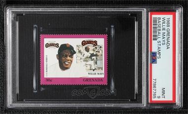 1988 Grenada MLB in Stamps U.S. Series 1 - [Base] #_WIMA - Willie Mays [PSA 9 MINT]