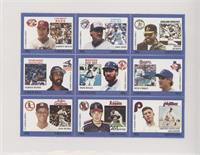 Blue Set - Johnny Bench, Dave Stieb, Reggie Jackson, Harold Baines, Wade Boggs,…