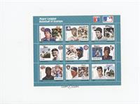 Teal Set - Gary Carter, Hank Aaron, Gaylord Perry, Ty Cobb, Andre Dawson, Charl…