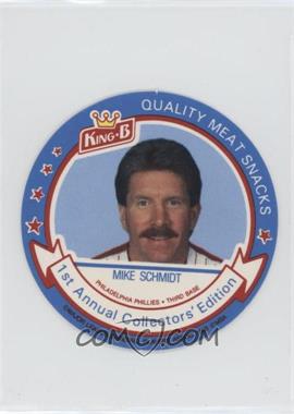 1988 King-B Collector's Edition Discs - Food Issue [Base] #1 - Mike Schmidt