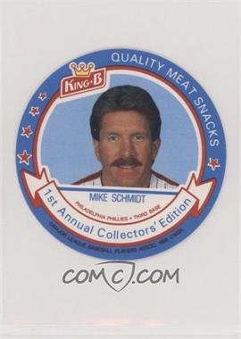 1988 King-B Collector's Edition Discs - Food Issue [Base] #1 - Mike Schmidt