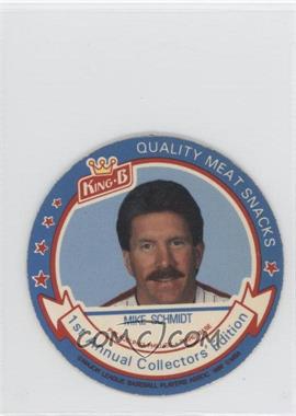 1988 King-B Collector's Edition Discs - Food Issue [Base] #1 - Mike Schmidt