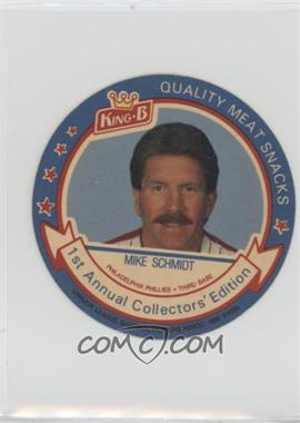 1988 King-B Collector's Edition Discs - Food Issue [Base] #1 - Mike Schmidt