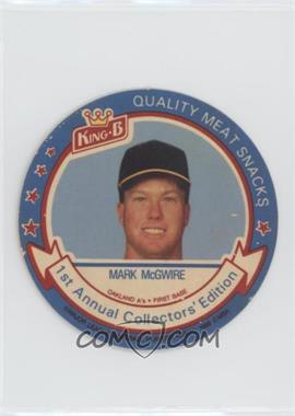 1988 King-B Collector's Edition Discs - Food Issue [Base] #6 - Mark McGwire