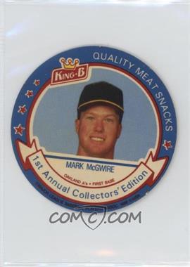 1988 King-B Collector's Edition Discs - Food Issue [Base] #6 - Mark McGwire