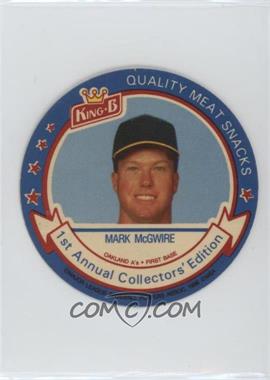 1988 King-B Collector's Edition Discs - Food Issue [Base] #6 - Mark McGwire