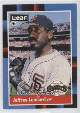 1988 Leaf Canadian - [Base] #118 - Jeffrey Leonard