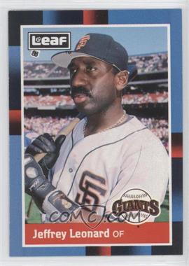 1988 Leaf Canadian - [Base] #118 - Jeffrey Leonard