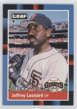 1988 Leaf Canadian - [Base] #118 - Jeffrey Leonard