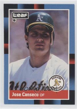 1988 Leaf Canadian - [Base] #138 - Jose Canseco
