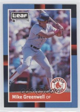 1988 Leaf Canadian - [Base] #153 - Mike Greenwell