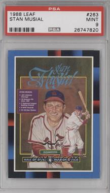 1988 Leaf Canadian - [Base] #263 - Stan Musial [PSA 9 MINT]