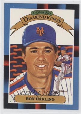 1988 Leaf Canadian - [Base] #6 - Diamond Kings - Ron Darling