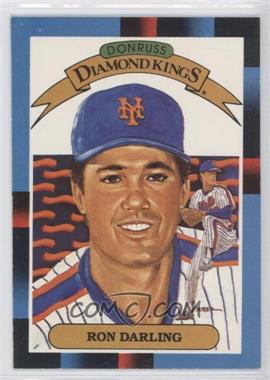 1988 Leaf Canadian - [Base] #6 - Diamond Kings - Ron Darling