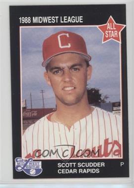 1988 Midwest League All-Star - [Base] #14 - Scott Scudder