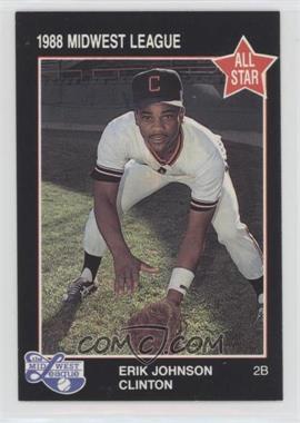 1988 Midwest League All-Star - [Base] #3 - Erik Johnson