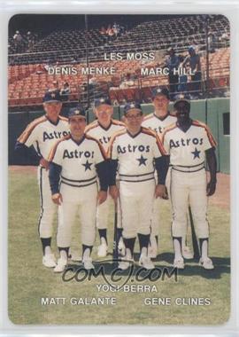 1988 Mother's Cookies Houston Astros - Stadium Giveaway [Base] #27 - Yogi Berra, Gene Clines, Matt Galante, Marc Hill, Dennis Menke, Les Moss