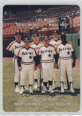 1988 Mother's Cookies Houston Astros - Stadium Giveaway [Base] #27 - Yogi Berra, Gene Clines, Matt Galante, Marc Hill, Dennis Menke, Les Moss