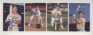 1988 Mother's Cookies Mark McGwire - Food Issue [Base] #1-4 - Mark McGwire