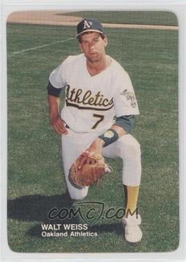 1988 Mother's Cookies Oakland Athletics - Stadium Giveaway [Base] #11 - Walt Weiss