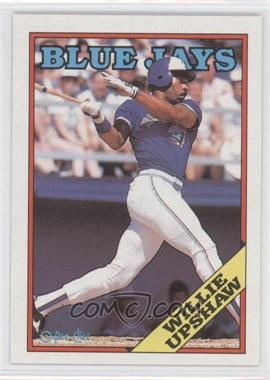 1988 O-Pee-Chee - [Base] - Blank Back #241 - Willie Upshaw