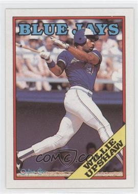 1988 O-Pee-Chee - [Base] - Blank Back #241 - Willie Upshaw