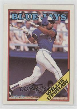 1988 O-Pee-Chee - [Base] - Blank Back #241 - Willie Upshaw