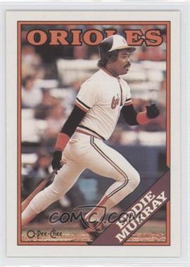 1988 O-Pee-Chee - [Base] - Blank Back #4 - Eddie Murray