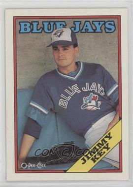 1988 O-Pee-Chee - [Base] - Blank Back #47 - Jimmy Key