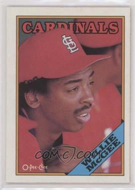 1988 O-Pee-Chee - [Base] #160 - Willie McGee