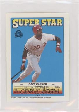 1988 O-Pee-Chee Super Star Sticker Backs - [Base] #19.228 - Dave Parker (Cal Ripken Jr. 228)