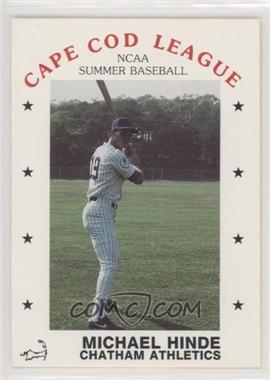 1988 P&L Promotions Cape Cod league - [Base] #62 - Mike Hinde