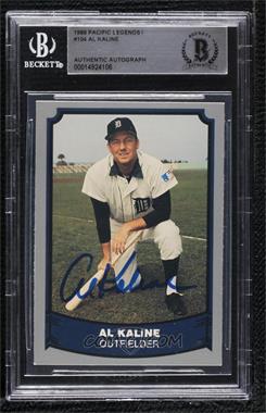 1988 Pacific Baseball Legends - [Base] #104 - Al Kaline [BAS BGS Authentic]