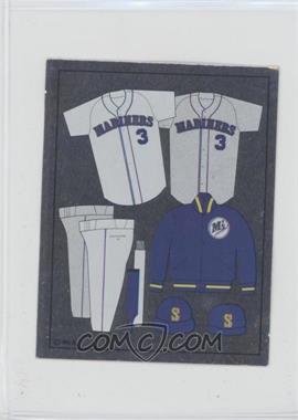1988 Panini Album Stickers - [Base] #179 - Seattle Mariners Uniform [EX to NM]