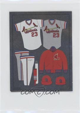 1988 Panini Album Stickers - [Base] #382 - St. Louis Cardinals Uniform