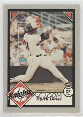 1988 Pepsi Charlotte Knights - [Base] #3 - Butch Davis