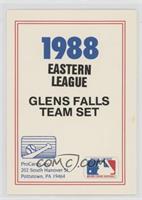 Team Checklist - Glens Falls Redbirds