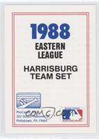 Team Checklist - Harrisburg Senators