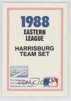 Team Checklist - Harrisburg Senators