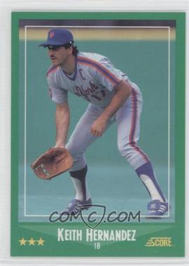 1988 Score - [Base] - Factory Set High Gloss #400 - Keith Hernandez