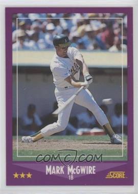 1988 Score - [Base] - Factory Set High Gloss #5 - Mark McGwire