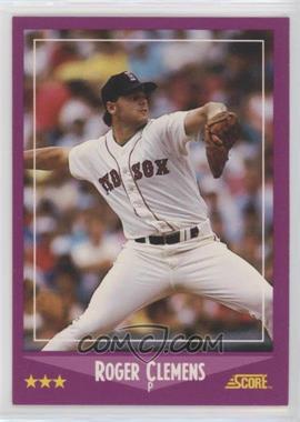 1988 Score - [Base] #110 - Roger Clemens