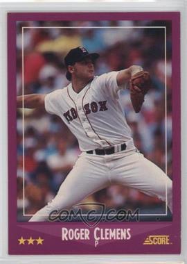 1988 Score - [Base] #110 - Roger Clemens